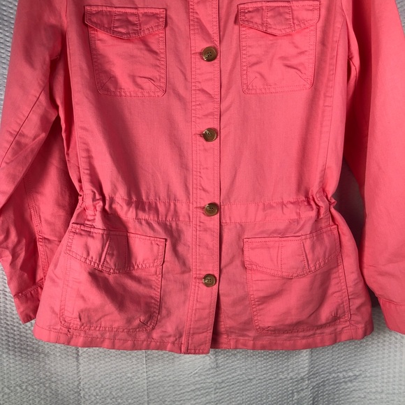Talbots Classic Casual Jacket Strawberry Pink - Picture 13 of 17